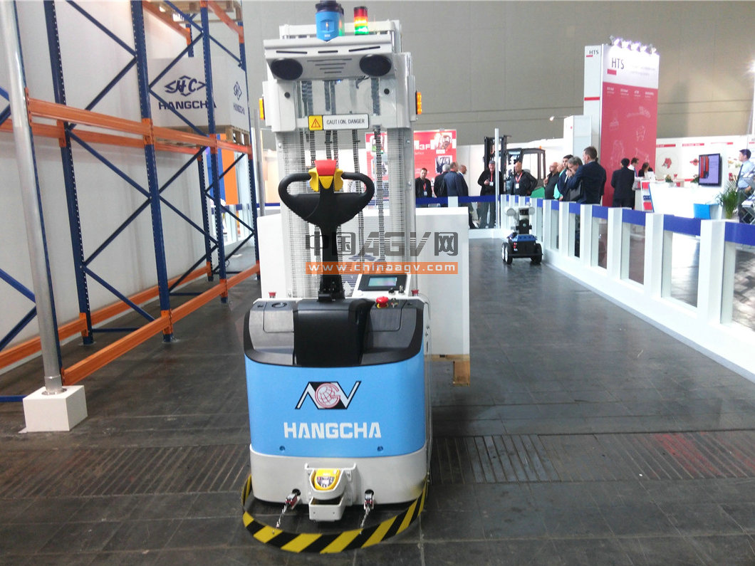 杭叉激光導(dǎo)引AGV托盤堆垛車