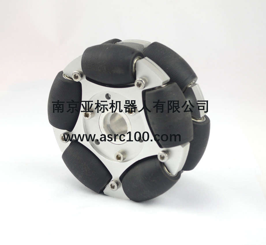 一組5寸(127mm)鋁合金全向輪 AGV輪