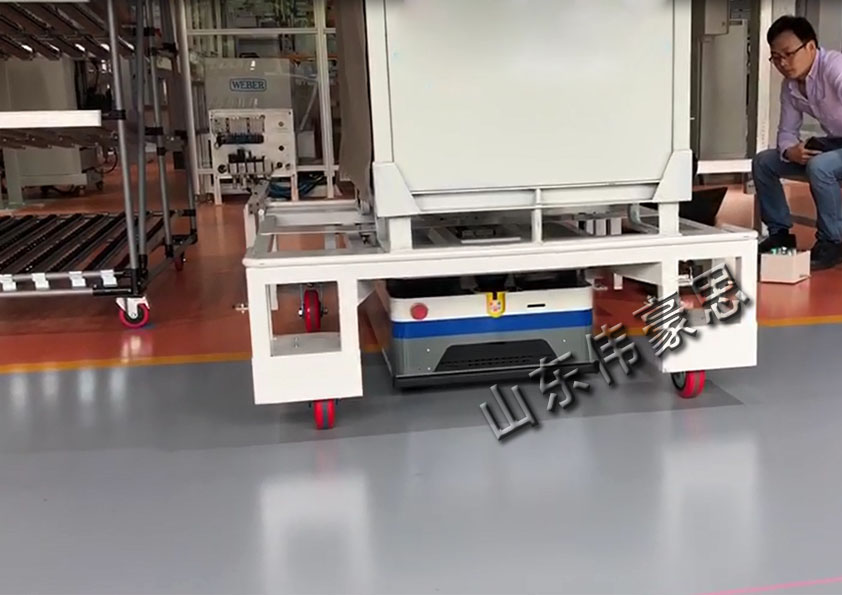 潛伏式牽引AGV小車 AGV智能搬運機器人