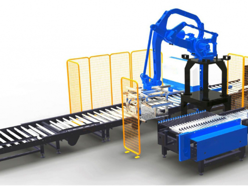 機(jī)器人碼垛工作站
