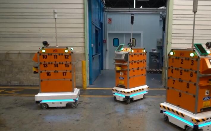  MiR100機(jī)器人助力福特Ford車身工廠實(shí)現(xiàn)物料搬運(yùn)自動(dòng)化