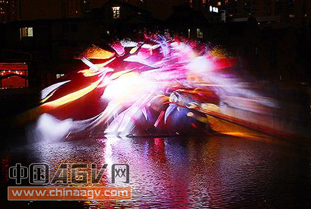 全息水幕投影全息互動場景打造全息光影影像3D全息投影