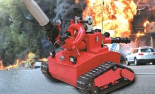 消防滅火機器人