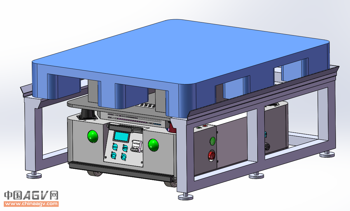 AGV小車定制_托盤式AGV_激光導(dǎo)航AGV_棧板式AGV