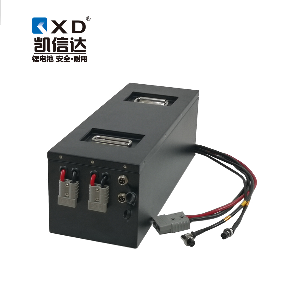 自動搬運小車鋰電池 智能機器人電池48V40AH磷酸鐵鋰電池組帶can通訊