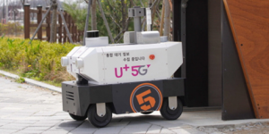 LG 電子利用 5G 管理倉庫機器人