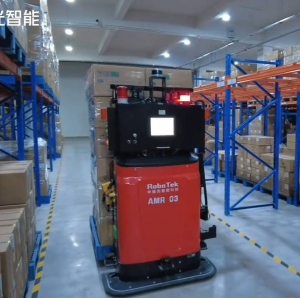 中強(qiáng)光AGV貨架1層放貨#AGV