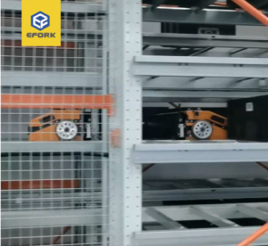 家電行業(yè)穿梭車料箱式立庫解決方案