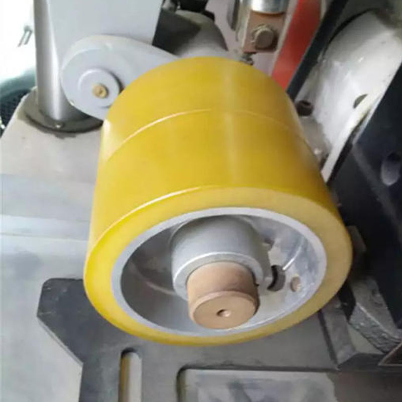 重載鑄鐵芯包膠輪 一體澆注聚氨酯裹膠輪 耐摩擦高承載