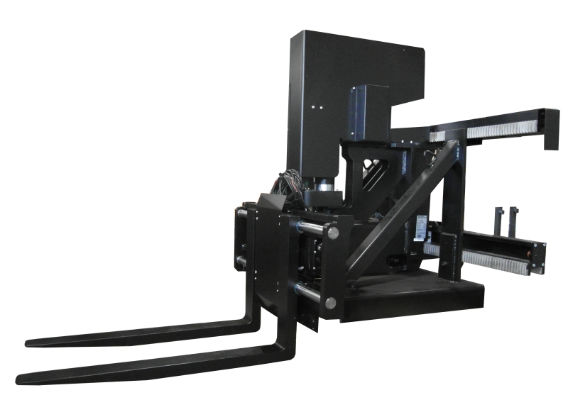 博索尼三向叉頭配備窄巷道AGV