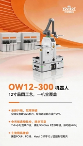 OW12-300機器人，賦能12寸晶圓智造再提速