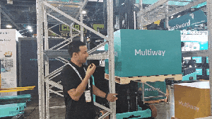 舉高16.5m × 窄巷道1.75m × 載重8000kg｜勱微亮相MODEX 2026，重塑全球倉儲效率新標桿